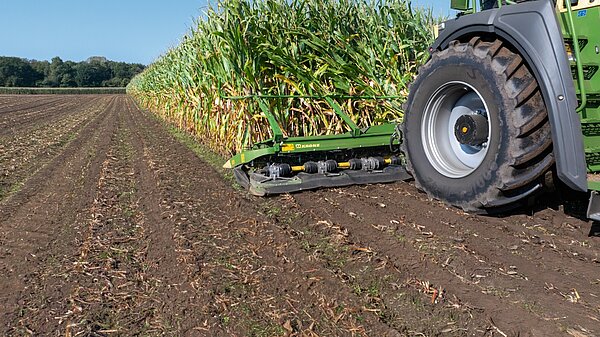 KRONE XCollect 750-2 RotoChop – Récolte efficace du maïs avec hygiène maximale dans le champ