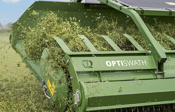 Synchronisation optimale de la vitesse pour un transport constant du fourrage