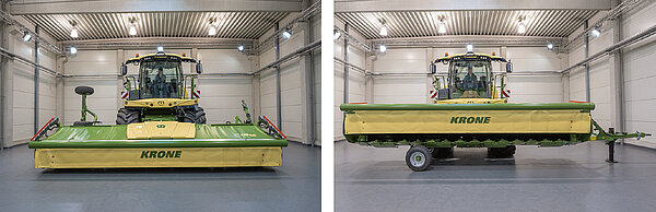 Innovative and efficient: XDisc 710 with integrated transport chassis