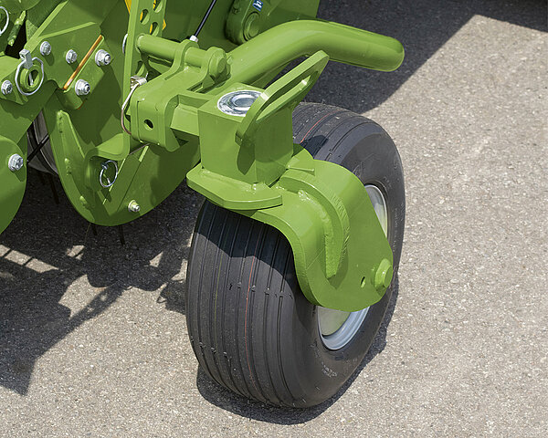 Roues de jauge pivotantes
