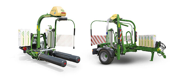 Enrubanneuses de balles rondes, attelées ou traînées