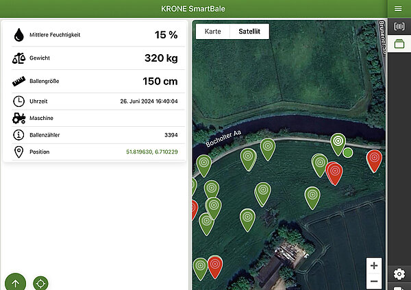 Application KRONE SmartBale