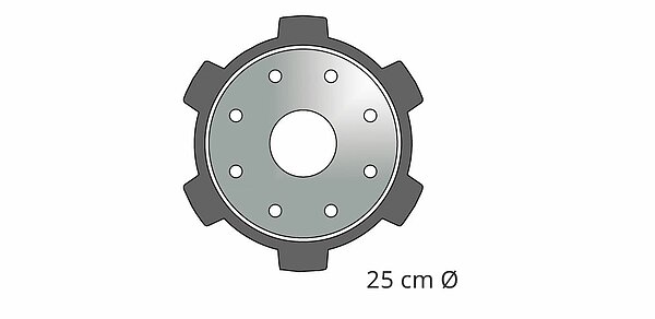 Diamètre 250 mm