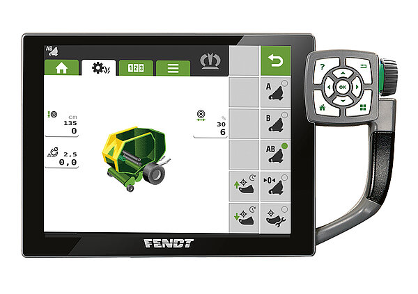 Le terminal ISOBUS propre au tracteur