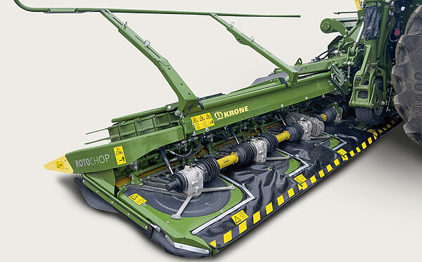 Utilisation flexible – avec ou sans mulcheuse