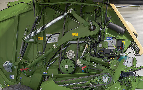 Entraînement des courroies