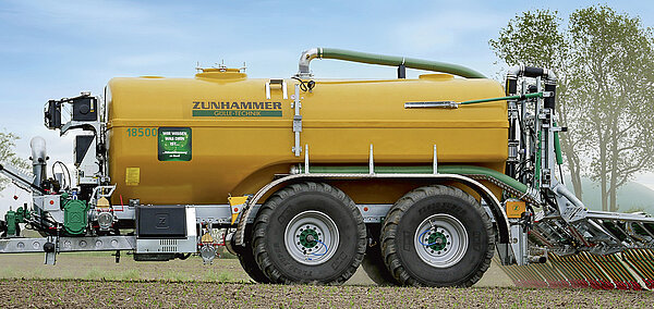 Mesure des composants sur la tonne à lisier