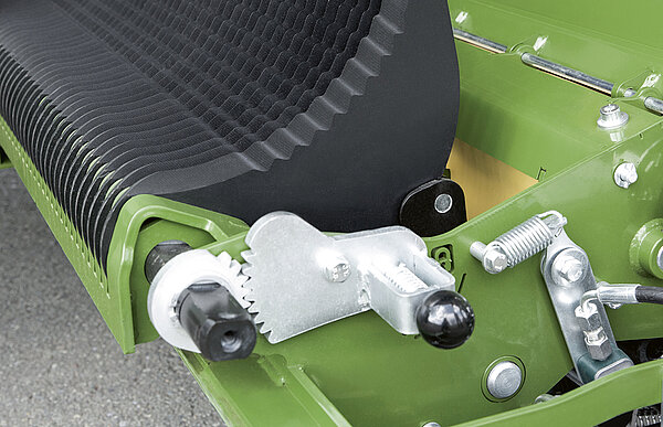 Commande centrale du nombre de couteaux